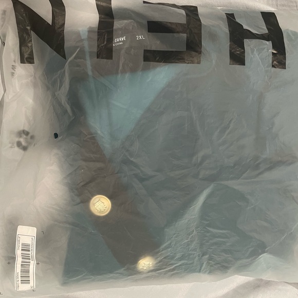 shein Plus Button Front Plicated Detail Asymmetrical Hem Dress 2xl - Picture 3 of 3